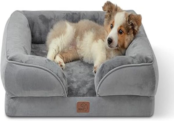 Bedsure Orthopedic Dog Bed for Medium Dogs 8 Sizes & 23 Colors