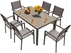 REVIEW - Homall 7 Pieces Patio Dining Set Review