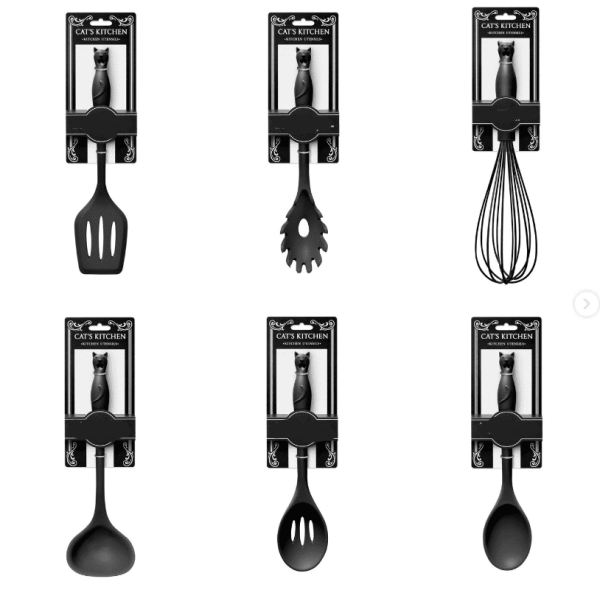 Cat Kitchen Utensils Set of 6