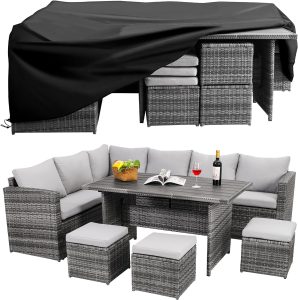 Wumiokio 7 Pieces Outdoor Patio Furniture Wicker Set