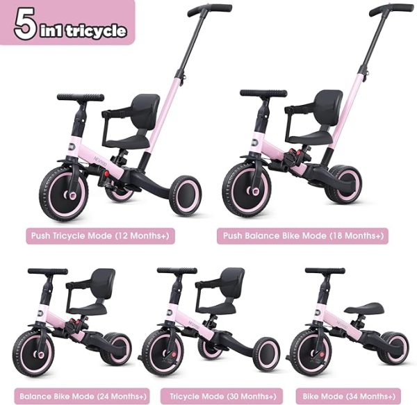 newyoo Toddler Tricycle for 1-3 Year Old Boys & Girls 9 Colors