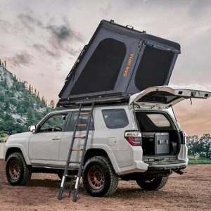 Sanhima Rooftop Tent Hard Shell for Car SUV Truck Camping, 2-3 People Tent