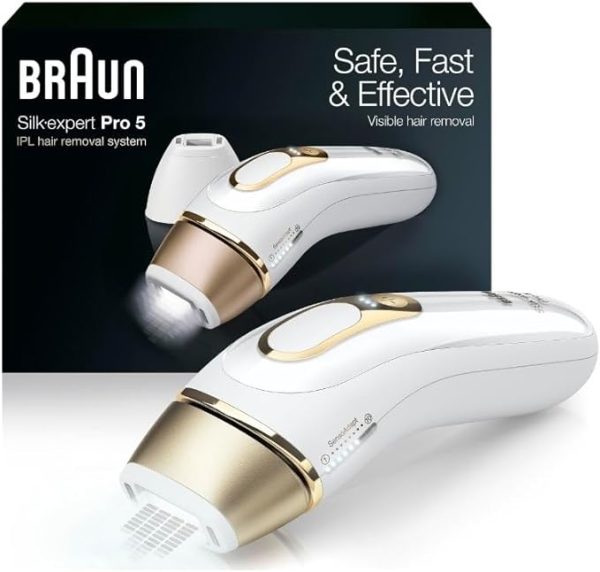 Braun Silk Expert Pro5 IPL Hair Removal Device for Women