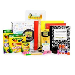 Back to School Supply Box Grades K-5 School Essentials - 32 Pieces